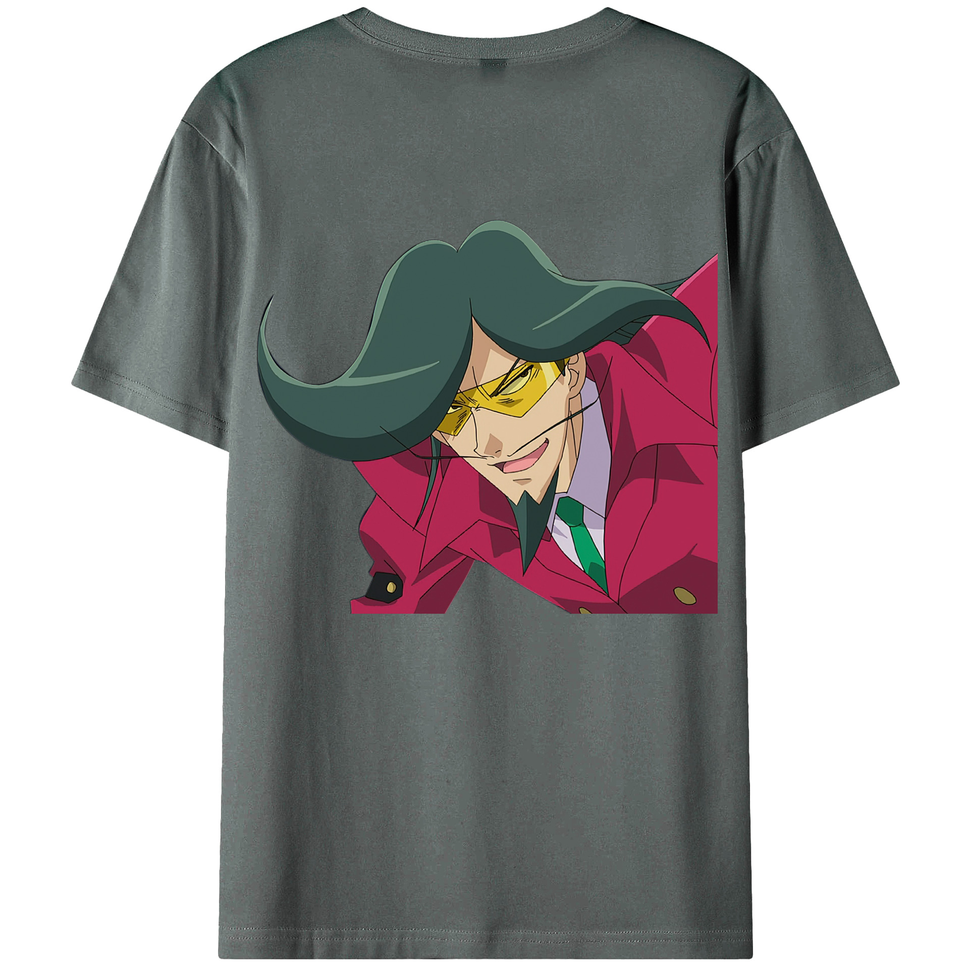 （画像用） 遊☆戯☆王 Yu-Gi-Oh! 綿100％ メンズ半袖Tシャツ（バックプリント） 通気性